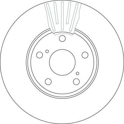 TRW DF4167 - Гальмівний диск autozip.com.ua