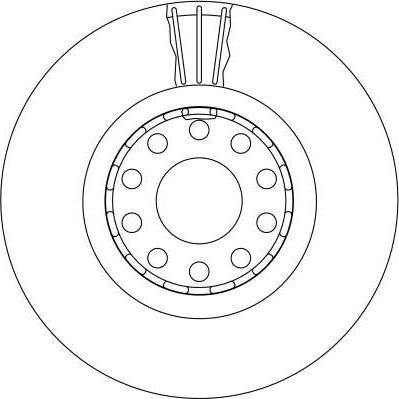 TRW DF4125S - Гальмівний диск autozip.com.ua