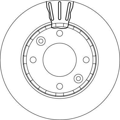 TRW DF4171 - Гальмівний диск autozip.com.ua