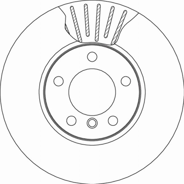 TRW DF4807S - Гальмівний диск autozip.com.ua