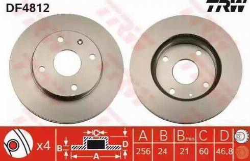 Parts-Mall PRC-008 - Гальмівний диск autozip.com.ua