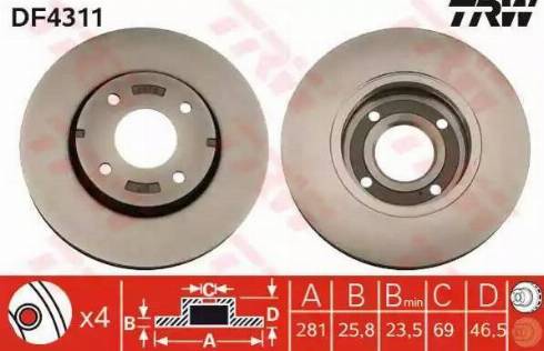 Alpha Brakes HTP-MS-062 - Гальмівний диск autozip.com.ua