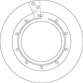 TRW DF5038S - Гальмівний диск autozip.com.ua