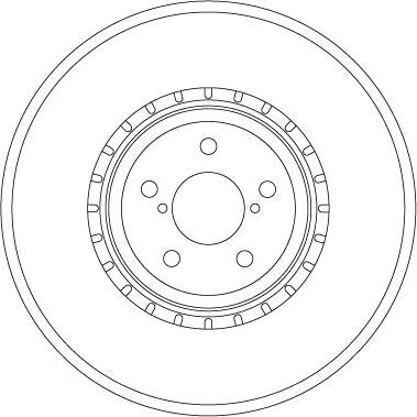 TRW DF6923S - Гальмівний диск autozip.com.ua