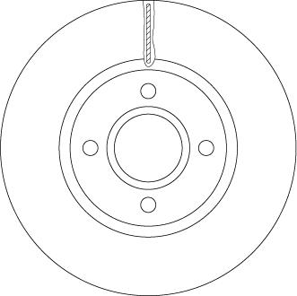 TRW DF6509 - Гальмівний диск autozip.com.ua