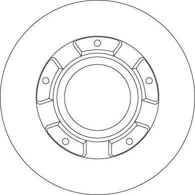 TRW DF6510S - Гальмівний диск autozip.com.ua