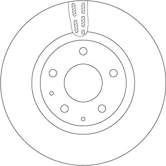 TRW DF6575 - Гальмівний диск autozip.com.ua