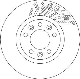 TRW DF6657 - Гальмівний диск autozip.com.ua