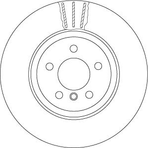 TRW DF6610S - Гальмівний диск autozip.com.ua