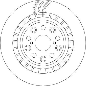 TRW DF6039S - Гальмівний диск autozip.com.ua