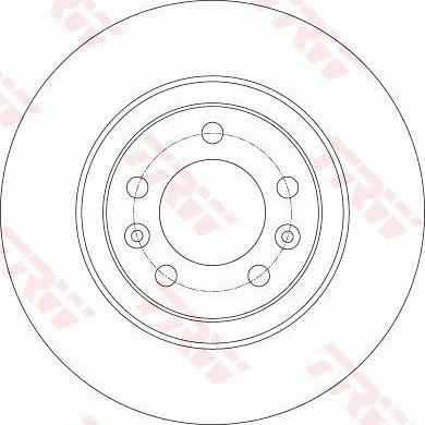 TRW DF6134 - Гальмівний диск autozip.com.ua