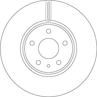 TRW DF6811 - Гальмівний диск autozip.com.ua