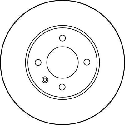 TRW DF1533 - Диск гальмівний SEAT IBIZA IV. VW CADDY передн.. вент. вир-во TRW autozip.com.ua