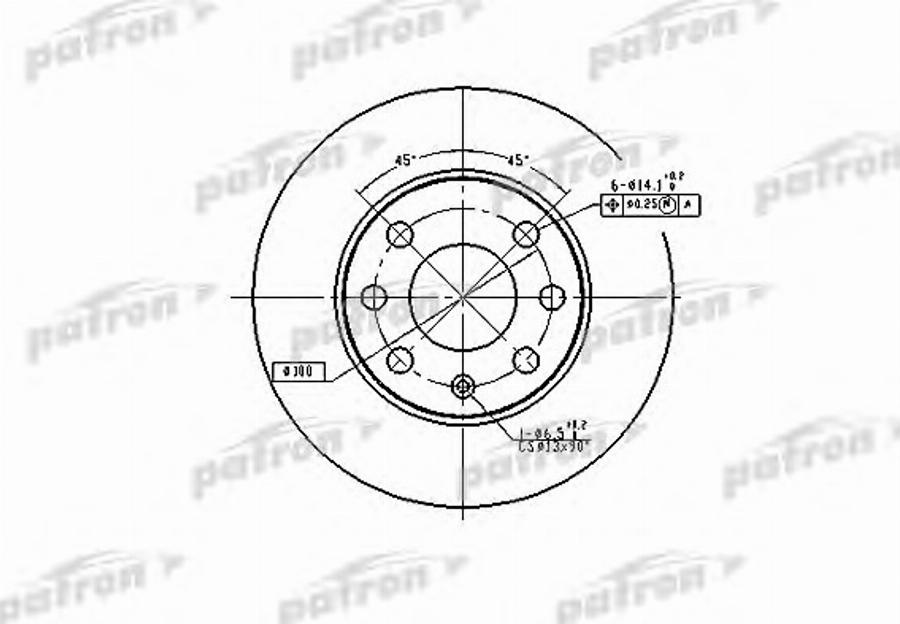 TRW DF1607BP - Гальмівний диск autozip.com.ua