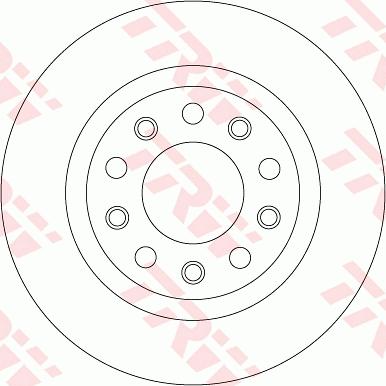 TRW DF8070 - Гальмівний диск autozip.com.ua