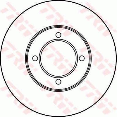 TRW DF2691 - Гальмівний диск autozip.com.ua