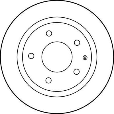 TRW DF2705 - Диск тормозной MAZDA 626 задн. пр-во TRW autozip.com.ua