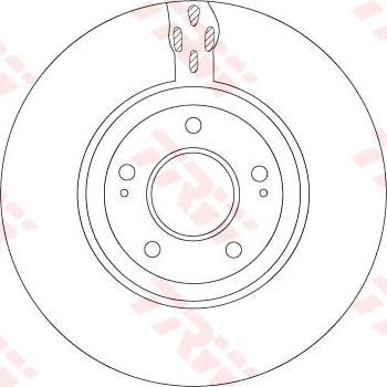 TRW DF7302S - Гальмівний диск autozip.com.ua