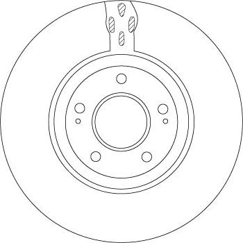 TRW DF7302S - Гальмівний диск autozip.com.ua