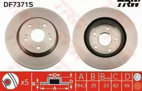 Sangsin Brake SD4801 - Гальмівний диск autozip.com.ua