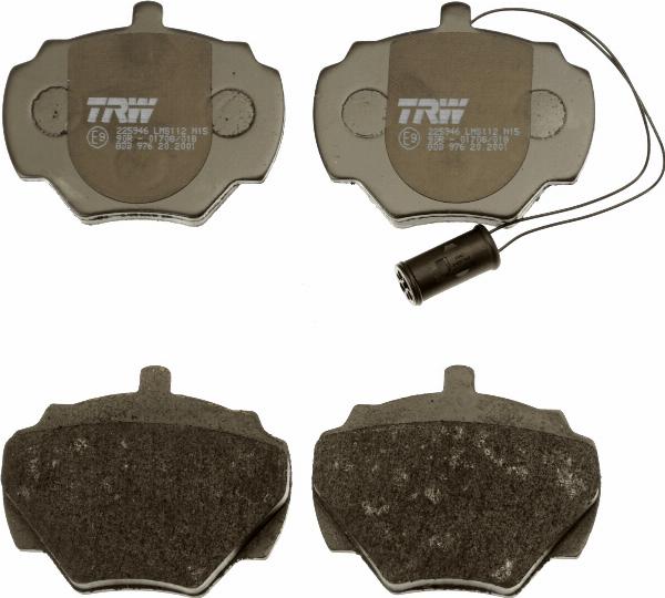 TRW GDB976 - Гальмівні колодки, дискові гальма autozip.com.ua