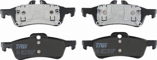 TRW GDB1561 - Гальмівні колодки, дискові гальма autozip.com.ua