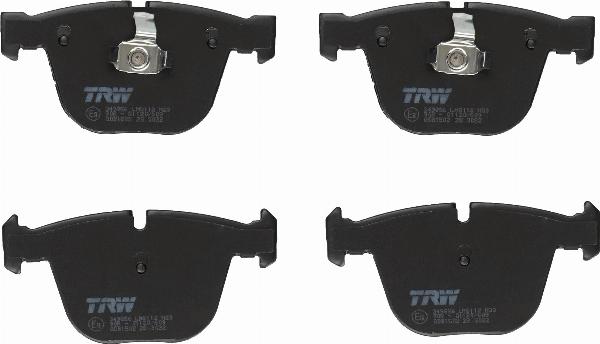 TRW GDB1502 - Гальмівні колодки, дискові гальма autozip.com.ua