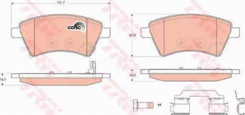 RIDER RD.3323.DB1673 - Гальмівні колодки, дискові гальма autozip.com.ua