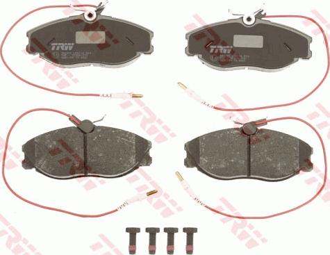 TRW GDB1194 - Гальмівні колодки, дискові гальма autozip.com.ua