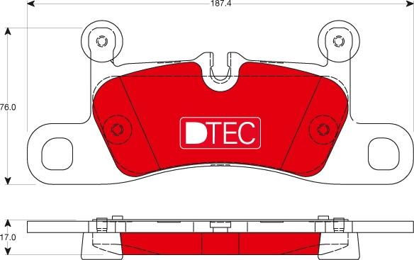 TRW GDB1875DTE - Гальмівні колодки, дискові гальма autozip.com.ua