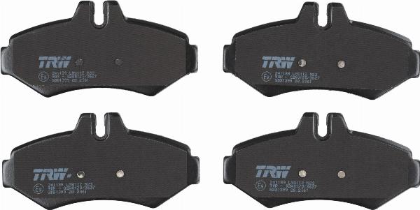 TRW GDB1399 - Гальмівні колодки, дискові гальма autozip.com.ua