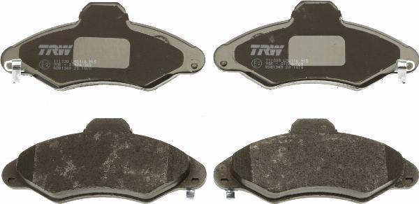 TRW GDB1349 - Гальмівні колодки, дискові гальма autozip.com.ua