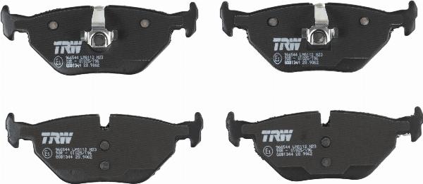 TRW GDB1344 - Гальмівні колодки, дискові гальма autozip.com.ua