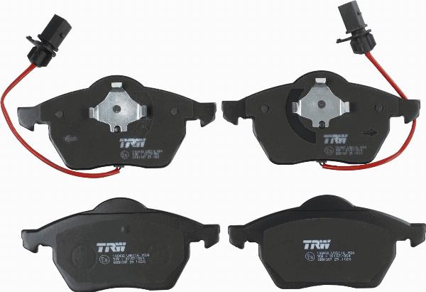 TRW GDB1307 - Гальмівні колодки, дискові гальма autozip.com.ua