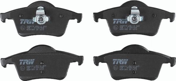 TRW GDB1389 - Гальмівні колодки, дискові гальма autozip.com.ua