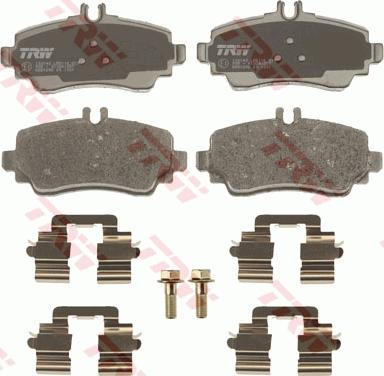 TRW GDB1292 - Гальмівні колодки, дискові гальма autozip.com.ua