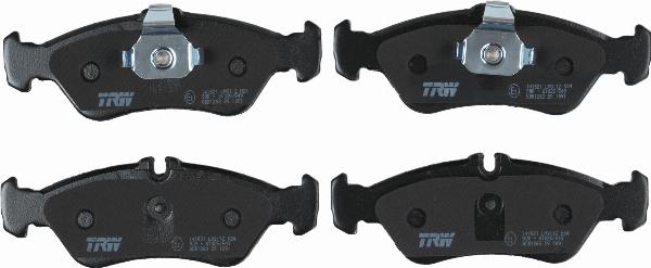 TRW GDB1263 - Гальмівні колодки, дискові гальма autozip.com.ua