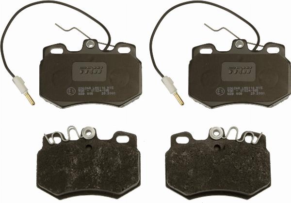 TRW GDB808 - Гальмівні колодки, дискові гальма autozip.com.ua