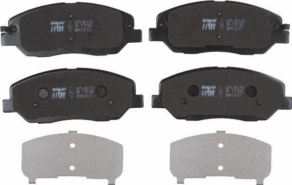 TRW GDB3418 - Гальмівні колодки, дискові гальма autozip.com.ua