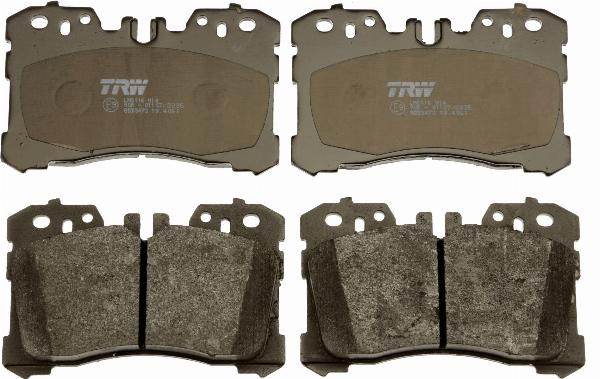 TRW GDB3473 - Гальмівні колодки, дискові гальма autozip.com.ua