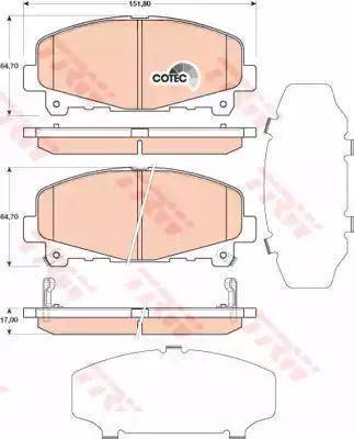 Alpha Brakes HKP-HD-057 - Гальмівні колодки, дискові гальма autozip.com.ua