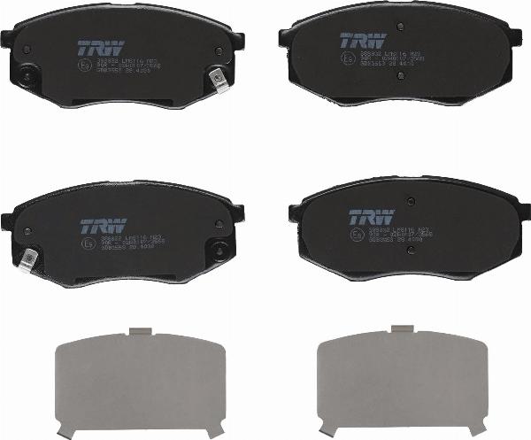 TRW GDB3553 - Гальмівні колодки, дискові гальма autozip.com.ua