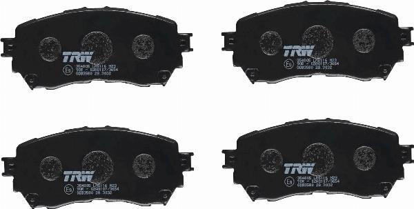 TRW GDB3580 - Гальмівні колодки, дискові гальма autozip.com.ua