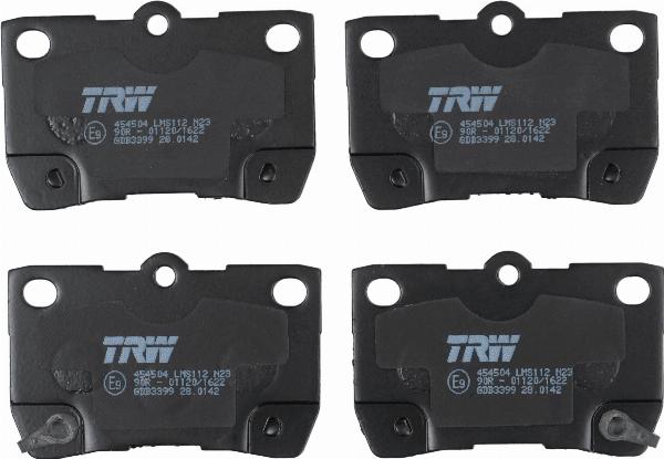 TRW GDB3399 - Гальмівні колодки, дискові гальма autozip.com.ua