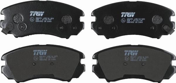 TRW GDB3352 - Гальмівні колодки, дискові гальма autozip.com.ua