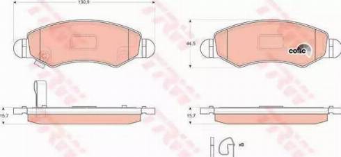 Alpha Brakes HKP-SU-018 - Гальмівні колодки, дискові гальма autozip.com.ua