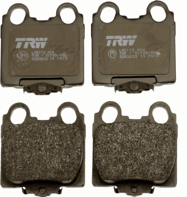 TRW GDB3233 - Гальмівні колодки, дискові гальма autozip.com.ua