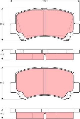 OSSCA 24390 - Гальмівні колодки, дискові гальма autozip.com.ua