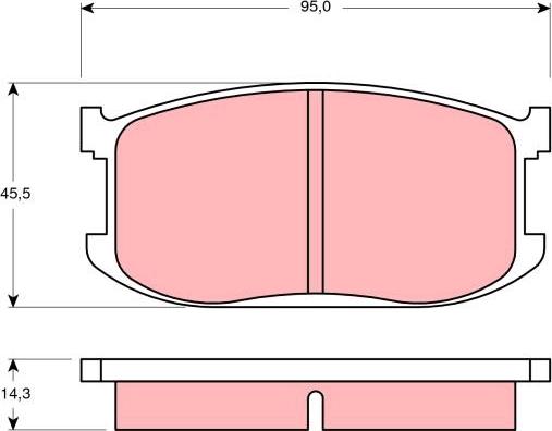 SBS 1501223204 - Гальмівні колодки, дискові гальма autozip.com.ua