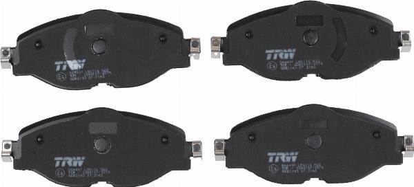 TRW GDB2143 - Гальмівні колодки, дискові гальма autozip.com.ua
